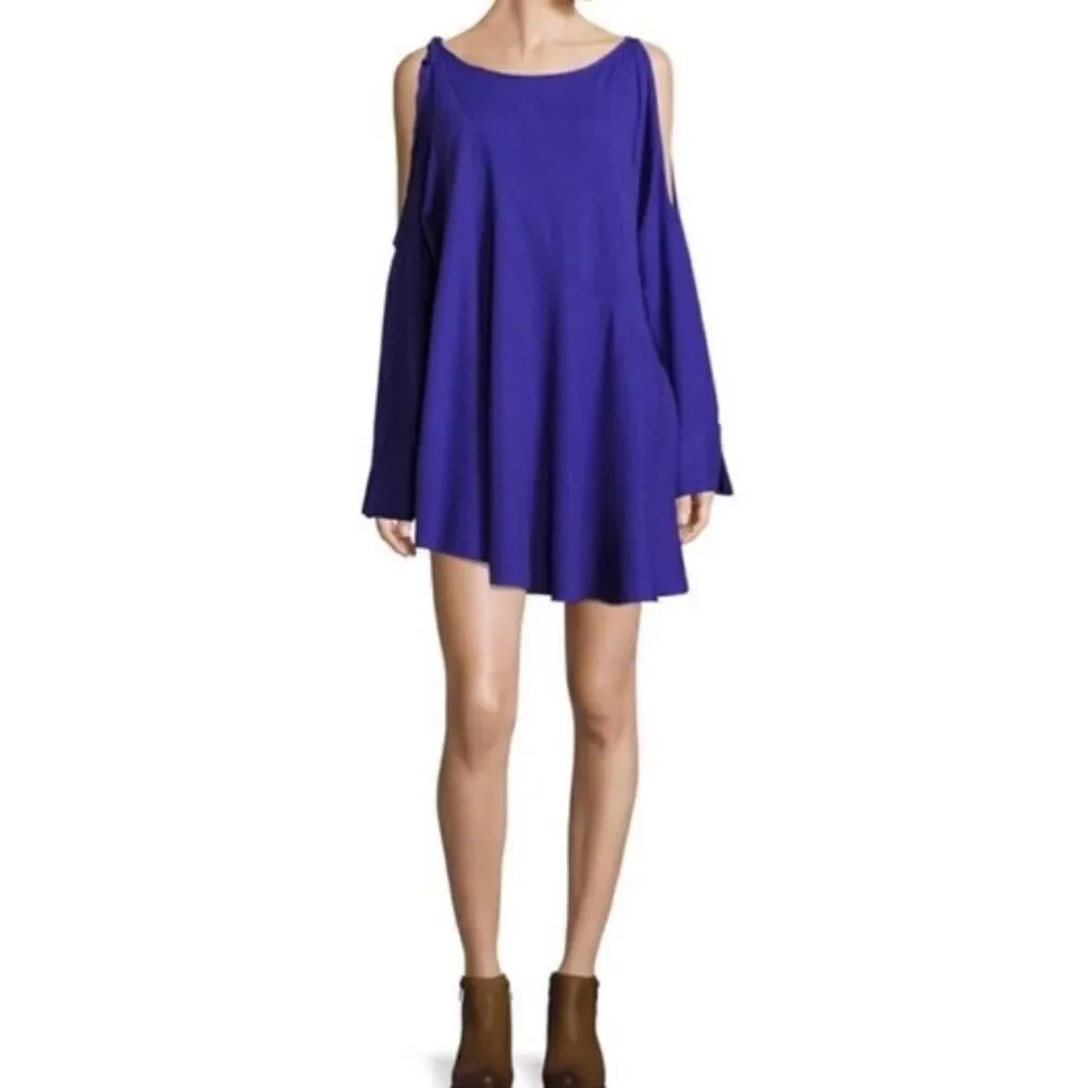 Free People Violet Long-sleeve Mini Dress size xs